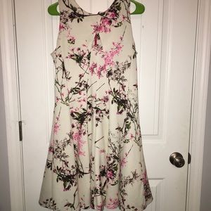 a Japanese floral style dress